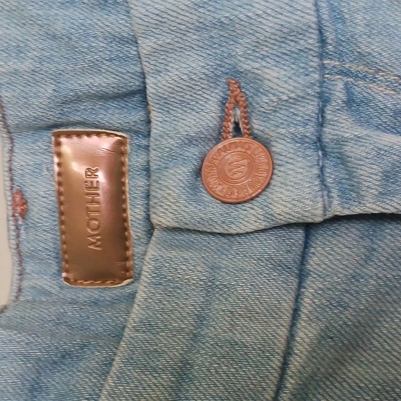 MOTHER The Looker Crop Light Blue, Size 30 - Picture 4 of 10